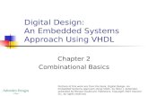 Digital Design: An Embedded Systems Approach Using VHDL Chapter 2 Combinational Basics Portions of this work are from the book, Digital Design: An Embedded.