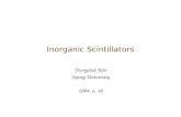 Inorganic Scintillators Yeongduk Kim Sejong University 2004. 6. 18.
