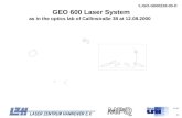 ©LZH ZA GEO 600 Laser System as in the optics lab of Callinstraße 38 at 12.08.2000 LIGO-G000228-00-D.