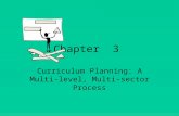 Chapter 3 Curriculum Planning: A Multi-level, Multi-sector Process.