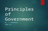 Principles of Government MR. S. WNOROWSKI ROOM 252.
