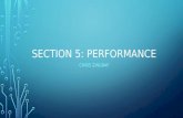 SECTION 5: PERFORMANCE CHRIS ZINGRAF. OVERVIEW: This section measures the performance of MapReduce on two computations, Grep and Sort. These programs.