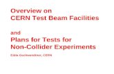 Overview on CERN Test Beam Facilities and Plans for Tests for Non-Collider Experiments Edda Gschwendtner, CERN.