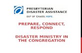 PREPARE, CONNECT, RESPOND DISASTER MINISTRY IN THE CONGREGATION.