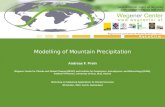 Modelling of Mountain Precipitation Andreas F. Prein Wegener Center for Climate and Global Change (WEGC) and Institute for Geophysics, Astrophysics, and.