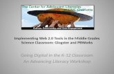Implementing Web 2.0 Tools in the Middle Grades Science Classroom: Glogster and PBWorks Going Digital in the K-12 Classroom An Advancing Literacy Workshop.