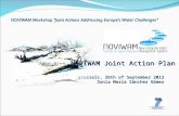 Brussels, 26th of September 2012 Sonia María Sánchez Gómez NOVIWAM Workshop “Joint Actions Addressing Europe’s Water Challenges” NOVIWAM Joint Action Plan.