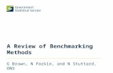 A Review of Benchmarking Methods G Brown, N Parkin, and N Stuttard, ONS.