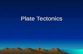 Plate Tectonics. The Theory of Seafloor Spreading 1.On the ocean floor there are areas where the seafloor is getting bigger. 2.Researchers used sound.