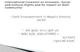 Dalit Empowerment in Nepal's forestry sector  ldlt @)&! d+l;/ @# ut]  jN8{ 6|]8 ;]G6/,sf7df8f}+. k|:t'tstf{ ;'lgns'df/ kl/of/,