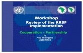 Cooperation – Partnership by Awa Thiongane UNECA/ACS Workshop Review of the RRSF Implementation.
