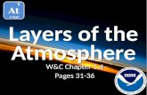 Layers of the W&C Chapter 1.4 Pages 31-36 W&C Chapter 1.4 Pages 31-36 Atmosphere At 1 1.4ppt.