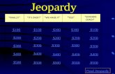 Jeopardy “FINALLY!”“WE MADE IT” “GOODBYE COACH” $100 $200 $300 $400 $500 $100 $200 $300 $400 $500 Final Jeopardy “IT’S OVER?”“TGIS”