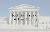 Judicial Branch & the Courts. The U.S. has a Dual Court System : -Federal Courts -State Courts.