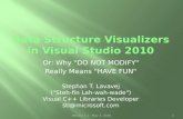 Or: Why "DO NOT MODIFY" Really Means "HAVE FUN" Stephan T. Lavavej ("Steh-fin Lah-wah-wade") Visual C++ Libraries Developer stl@microsoft.com 1Version.