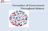 Formation of Government Throughout History Political Science I.