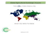 THE GLOBAL FOOD CRISIS & YOU WHAT YOU NEED TO KNOW.  Global Agricultural Exchange : Presents.