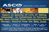 Impact on Quality of Life of Adding Cetuximab to Irinotecan in Patients Who Have Failed Prior Oxaliplatin-Based Therapy: Results From the EPIC Trial Cathy.