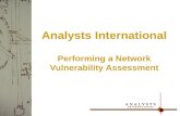 Analysts International Performing a Network Vulnerability Assessment.