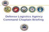 1 Defense Logistics Agency Command Chaplain Briefing.