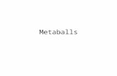 Metaballs. Iso-surface An isosurface is a three-dimensional analog of an isoline. It is a surface that represents points of a constant value (e.g. pressure,