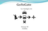 Group 10 IT2901. GoToGate GoToGate - Network - Airport - Building blocks - Future.