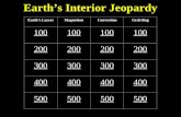 Earth’s Interior Jeopardy Earth’s LayersMagnetismConvectionGrab Bag 100 200 300 400 500.