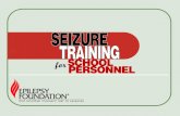 2 Objectives Recognize common seizure types and their possible impact on students Know appropriate first aid Recognize when a seizure is a medical emergency.