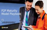 P2P Maturity Model Playbook. Business Case for Partnerships P2P Maturity Model –Defining 4 Maturity Models –Defining the 10 Business Functions P2P Maturity.