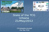 State of the TCG Urbana 21/May/2012 Christophe Arviset For the TCG.