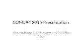 COM594 2015 Presentation Smartphone Architecture and Mobile Apps.