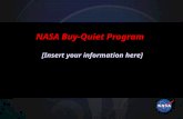 NASA Buy-Quiet Program [Insert your information here]