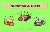 Nutrition & Diets Basic Health Care; HCE100. Essential Nutrients Nutrition (definition) = all body processes related to food Ingestion Digestion Absorption.