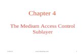 The Medium Access Control Sublayer Chapter 4 12/13/2015.