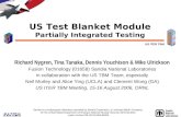 US Test Blanket Module Partially Integrated Testing Sandia is a multiprogram laboratory operated by Sandia Corporation, a Lockheed Martin Company, for.