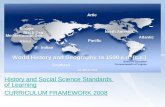 History and Social Science Standards of Learning CURRICULUM FRAMEWORK 2008 Eurasia.