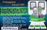 Please contact Michael Saucier - (602) 315-0413, or michael@transpara.com Extends OSIsoft RtPM, Microsoft BSM and SQL BI by delivering Scorecards, KPI.