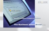 Solutionsenterpriseintelligence The Business Value driver…… Enterprise intelligence designed for business.