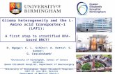 ICNCT-16, June 2014, Helsinki Glioma heterogeneity and the L-Amino acid transporter-1 (LAT1): A first step to stratified BPA-based BNCT? D. Ngoga 1 ; C.