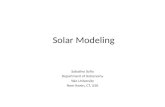 Solar Modeling Sabatino Sofia Department of Astronomy Yale University New Haven, CT, USA.