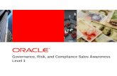 Governance, Risk, and Compliance Sales Awareness Level 1.
