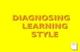 DIAGNOSING LEARNING STYLE. ENVIRONMENTAL PSYCHOLOGICAL SOCIOLOGICAL PHYSICAL COGNITIVE.