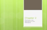 Chapter 2 Pharmacy Law, Regulations, and Standards.