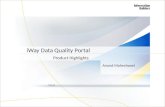 Anand Maheshwari Product Highlights 7.0.5 GA iWay Data Quality Portal 1.
