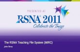 The RSNA Teaching File System (MIRC) John Perry.  MIRC Overview – Teaching Files  RSNA Clinical Trial and Research Software  Hands On: Using the RSNA.