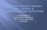 Salote Baleisuva Pacific GIS/RS Conference 18-22 nd November,2013 SPC/SOPAC.