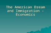 The American Dream and Immigration - Economics Table of Contents DateTitle Lesson # **US and Canada** 10/3 Cover Page/Map 21 10/6Regions22 10/13 Immigration.