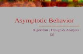 Asymptotic Behavior Algorithm : Design & Analysis [2]
