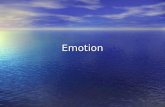 Emotion. Emotion Defining Emotion Defining Emotion Elements of Emotion 1: The Body Elements of Emotion 1: The Body Elements of Emotion 2: The Mind Elements.