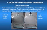 Cloud formation Two processes, acting together or individually, can lead to air becoming saturated: cooling the air or adding water vapor to the air. But.